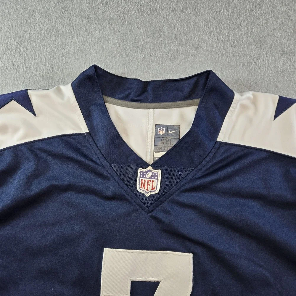 Dallas Cowboys Jersey Mens 2XL Blue NFL Football‎ DIGGS 7 Nike On Field